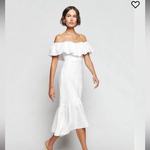 Reformation Baela Linen Dress